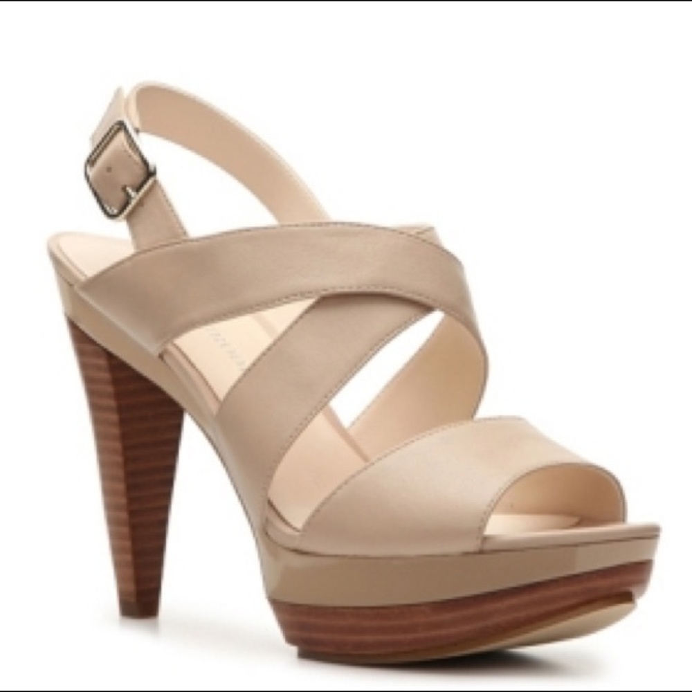 Nude/Cream Abram Platform Heels